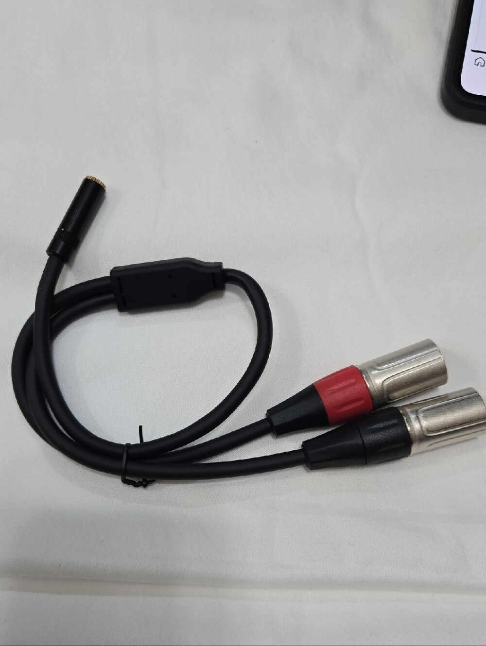 Dual XLR Male to Mini Female Adapter Cable - MP3 Playe4 For Tablet